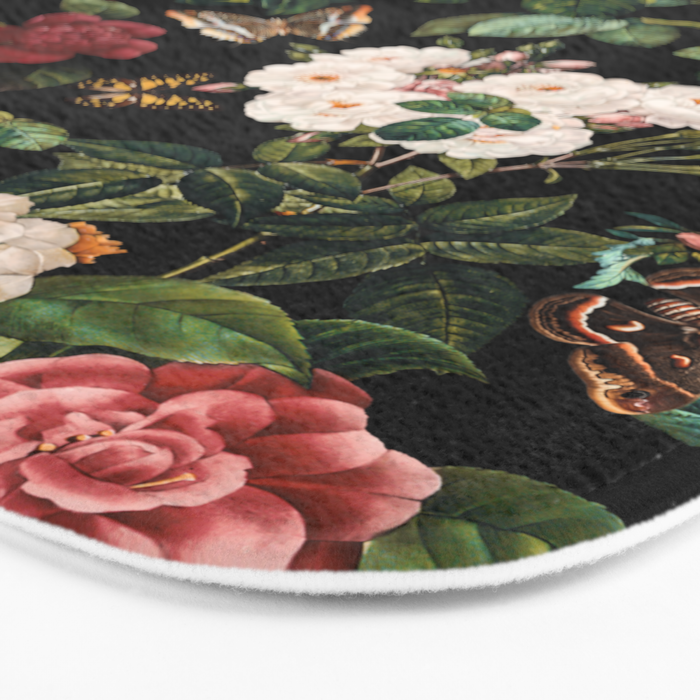 Floral and Butterflies Bath Mat Gallery Image 3