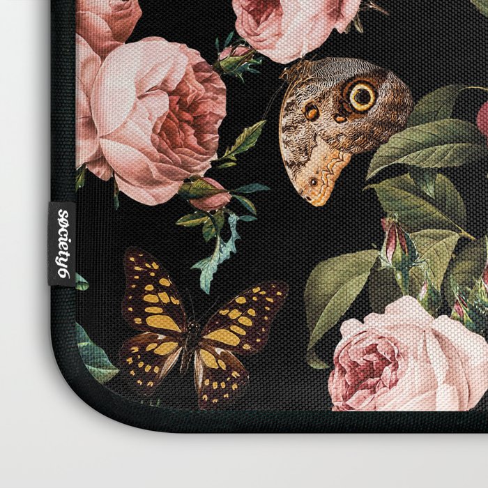 Floral and Butterflies Laptop Sleeve Gallery Image 3