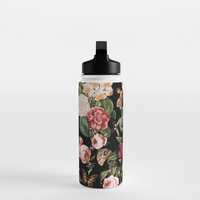 Floral and Butterflies Water Bottle Gallery Image 3