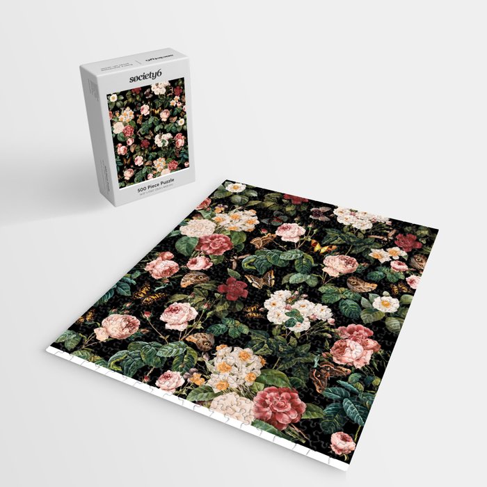 Floral and Butterflies Jigsaw Puzzle Gallery Image 2
