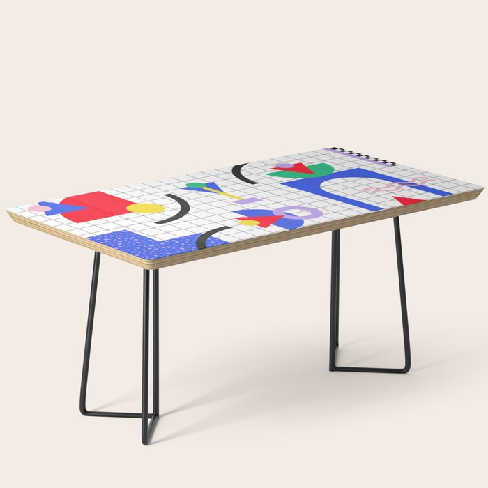 Memphis pattern 88 - 80s / 90s Retro Coffee Table Gallery Image 1