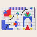 Memphis pattern 88 - 80s / 90s Retro Cutting Board Gallery Image 1