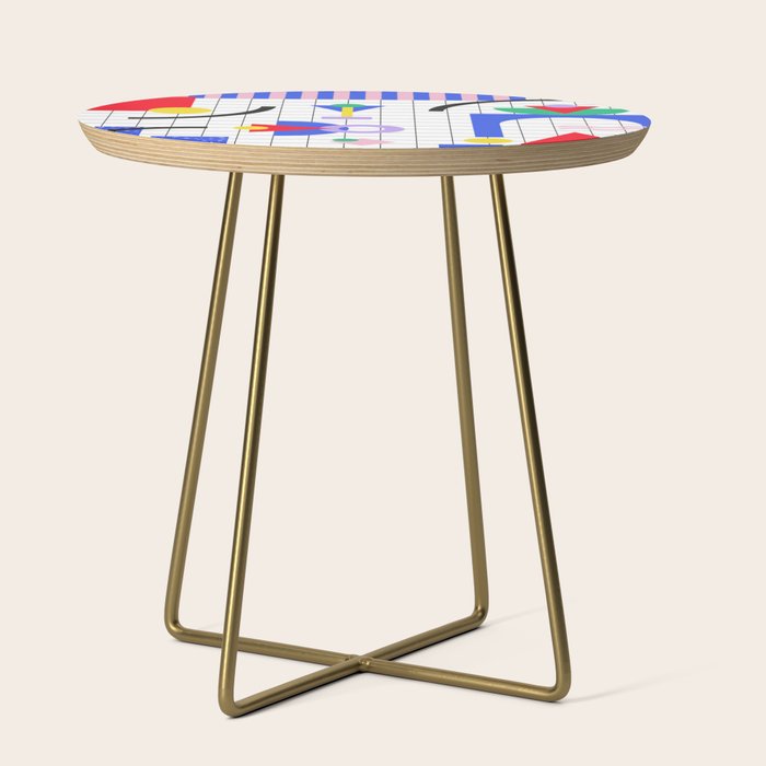 Memphis pattern 88 - 80s / 90s Retro Side Table Gallery Image 1