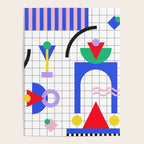 Memphis pattern 88 - 80s / 90s Retro Poster Gallery Image 4