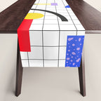 Memphis pattern 88 - 80s / 90s Retro Table Runner Gallery Image 1