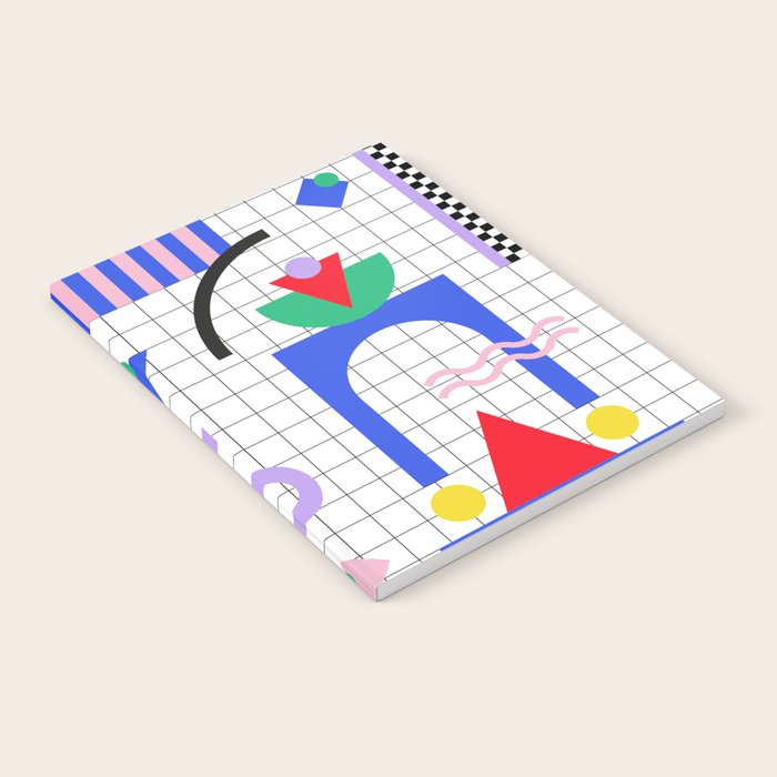 Memphis pattern 88 - 80s / 90s Retro Notebook Gallery Image 2
