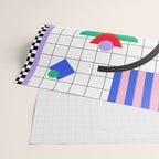 Memphis pattern 88 - 80s / 90s Retro Wrapping Paper Gallery Image 2