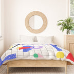 Memphis pattern 88 - 80s / 90s Retro Duvet Cover Gallery Image 3