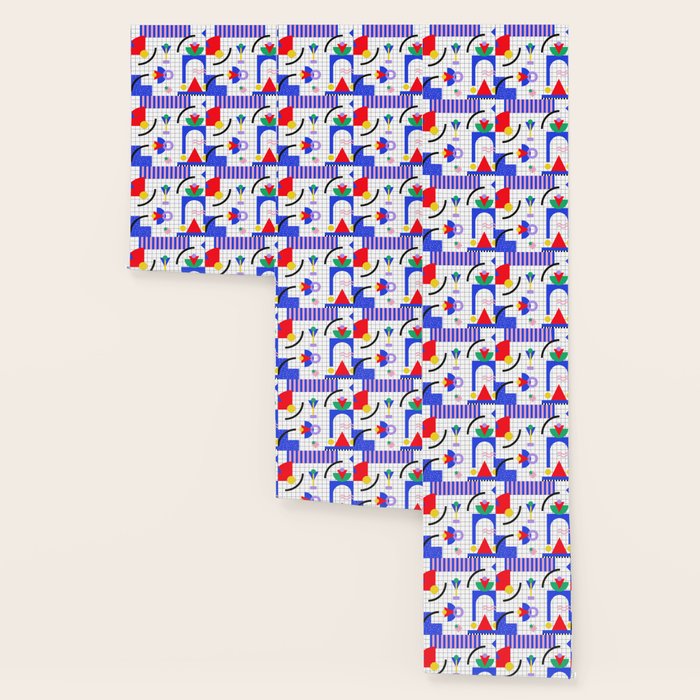Memphis pattern 88 - 80s / 90s Retro Wallpaper Gallery Image 3