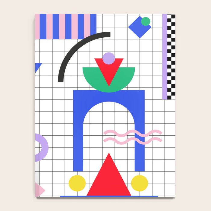 Memphis pattern 88 - 80s / 90s Retro Notebook Gallery Image 4