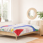 Memphis pattern 88 - 80s / 90s Retro Duvet Cover Gallery Image 2