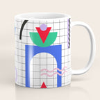 Memphis pattern 88 - 80s / 90s Retro Coffee Mug Gallery Image 1