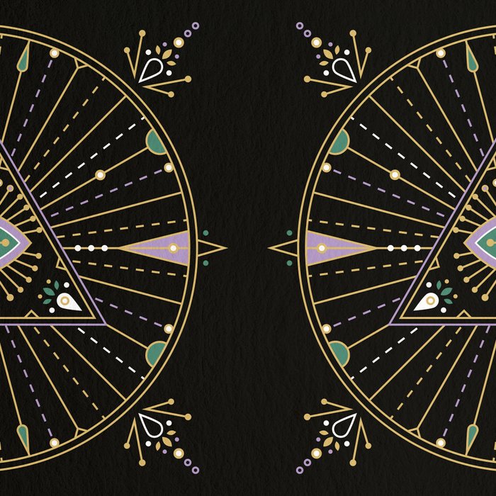 Evil Eye Mandala - Black Coffee Mug Gallery Image 2