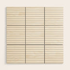White And Black Pinstripe Line Stripe Minimalist Stripes Lines Drawing Wood Wall Art Gallery Image 1
