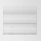 White And Black Pinstripe Line Stripe Minimalist Stripes Lines Drawing Throw Blanket Gallery Image 2