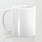 White And Black Pinstripe Line Stripe Minimalist Stripes Lines Drawing Coffee Mug Gallery Image 3