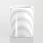 White And Black Pinstripe Line Stripe Minimalist Stripes Lines Drawing Coffee Mug Gallery Image 4