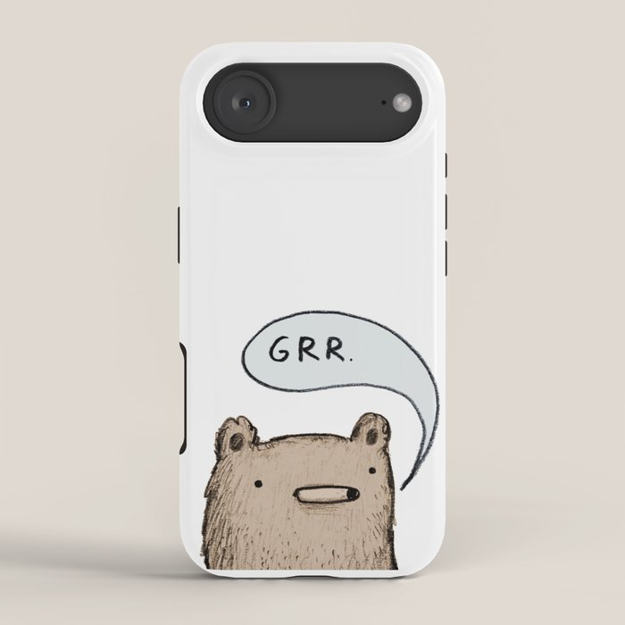 Growling Bear iPhone Case Gallery Image 2