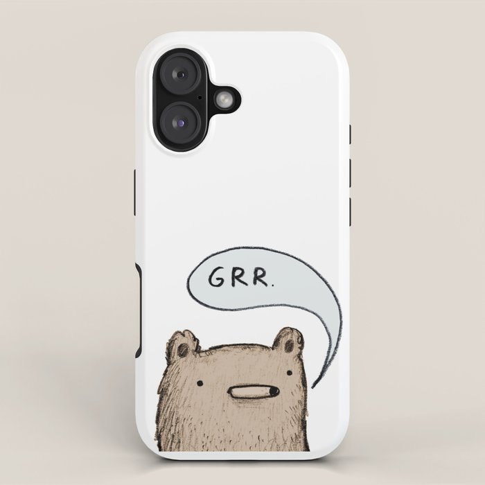 Growling Bear iPhone Case Gallery Image 1