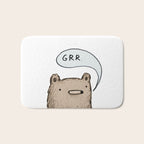 Growling Bear Bath Mat Gallery Image 1