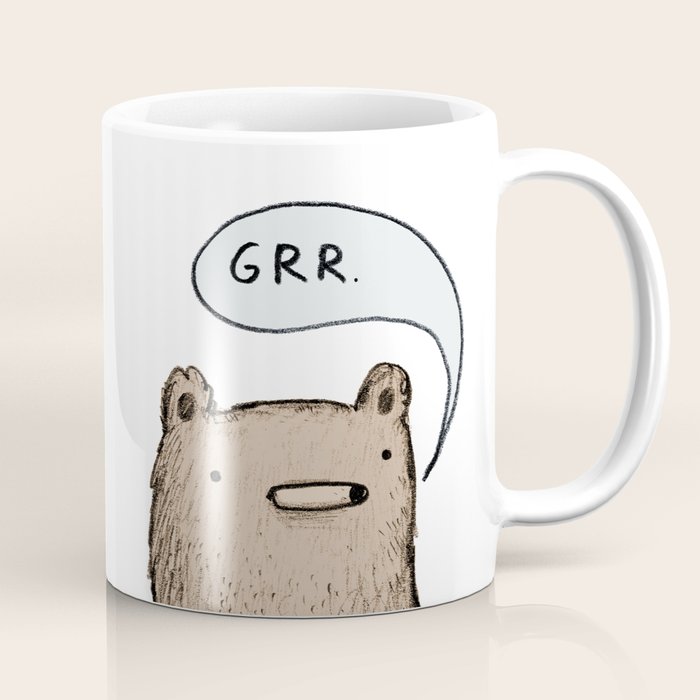 Growling Bear Coffee Mug Gallery Image 1