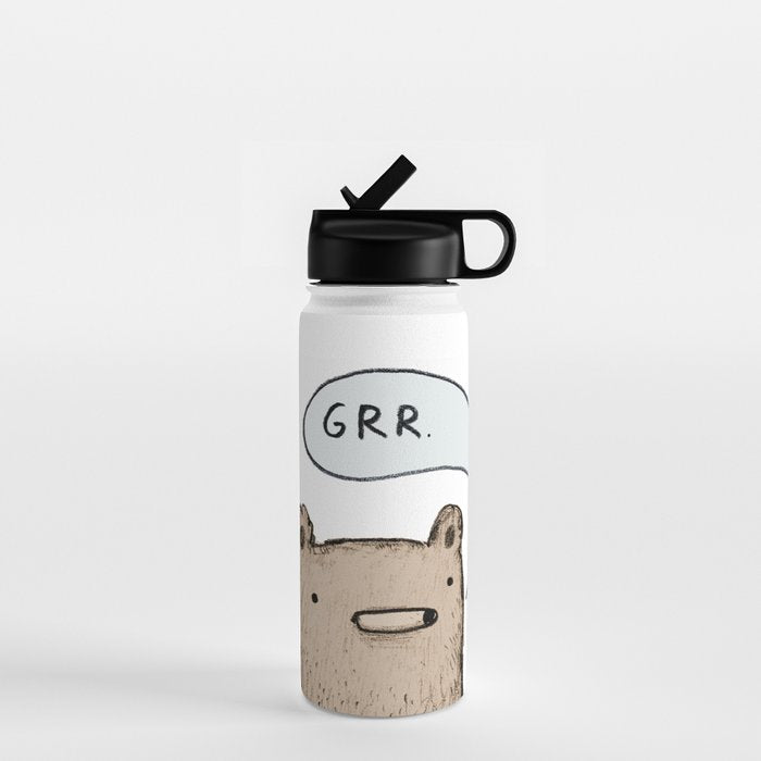 Growling Bear Water Bottle Gallery Image 1