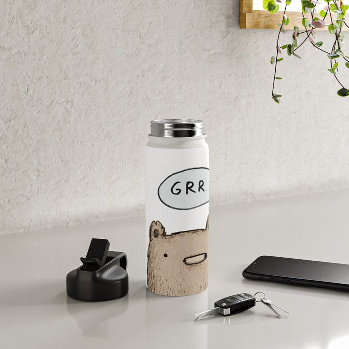 Growling Bear Water Bottle Gallery Image 5