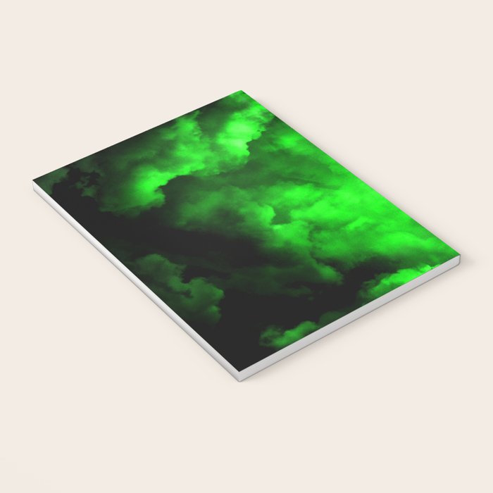 Envy - Abstract In Black And Neon Green Notebook Gallery Image 3
