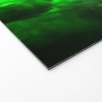 Envy - Abstract In Black And Neon Green Welcome Mat Gallery Image 2