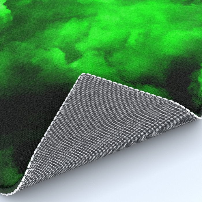 Envy - Abstract In Black And Neon Green Rug Gallery Image 4