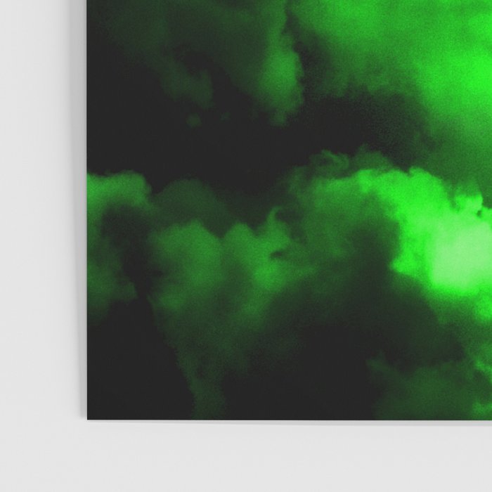 Envy - Abstract In Black And Neon Green Poster Gallery Image 3