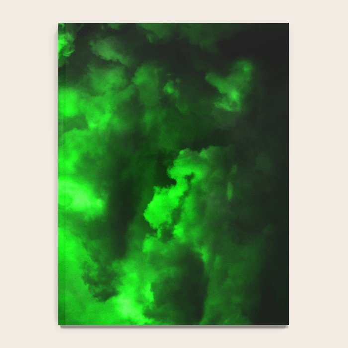 Envy - Abstract In Black And Neon Green Notebook Gallery Image 4