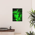 Envy - Abstract In Black And Neon Green Poster Gallery Image 2