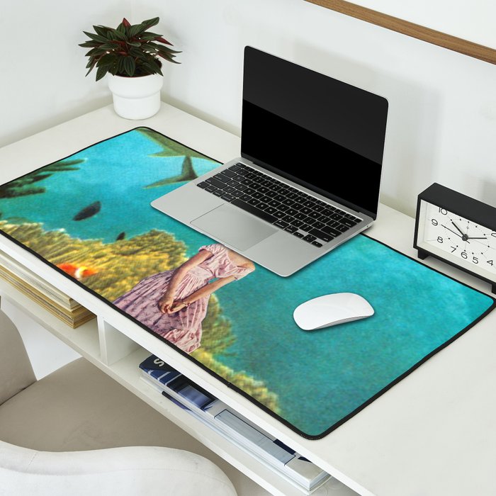 'It's Lonely Down Here' // Under the Sea Desk Mat Gallery Image 2