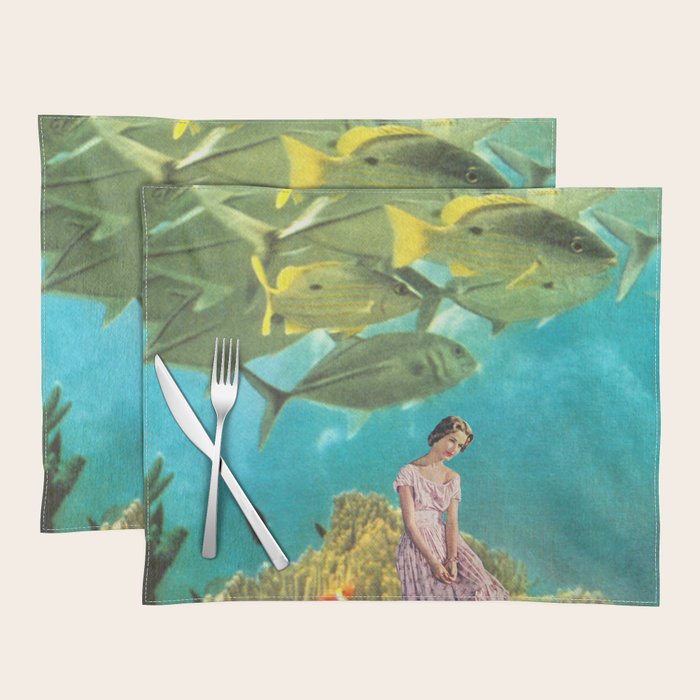 'It's Lonely Down Here' // Under the Sea Placemat Gallery Image 1