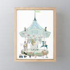 little carousel Mini Art Print Gallery Image 1