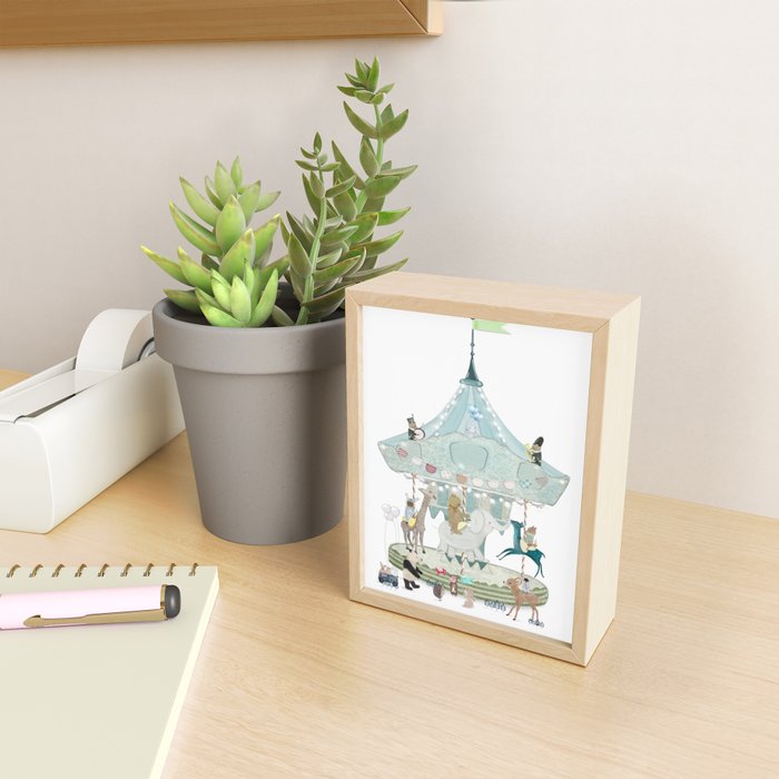 little carousel Mini Art Print Gallery Image 2