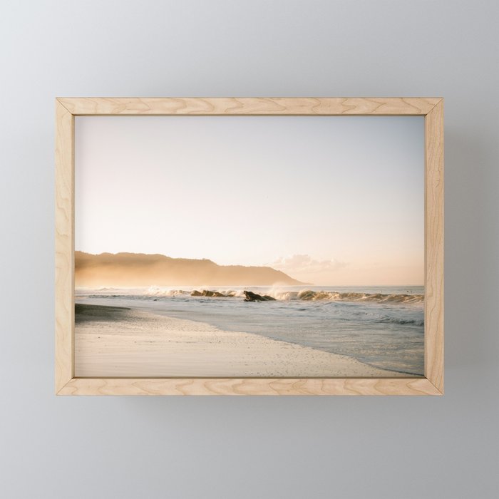 Costa Rica | Sunrise at Santa Teresa beach Costa Rica | Ocean vibes photography Mini Art Print Gallery Image 1