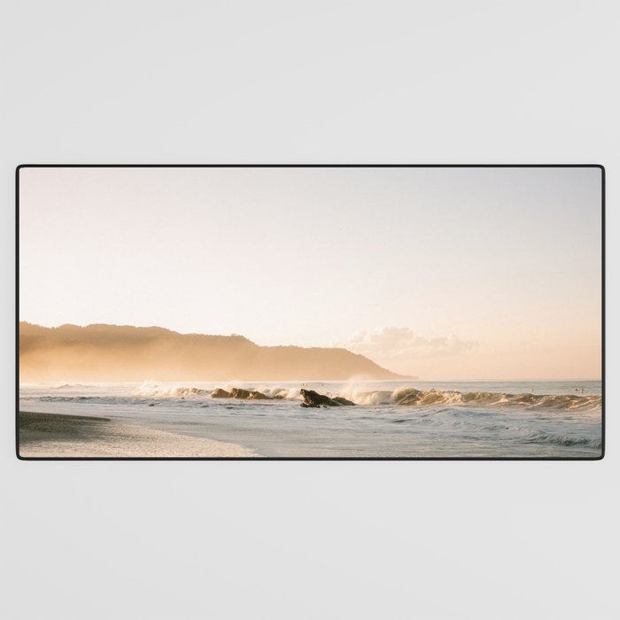 Costa Rica | Sunrise at Santa Teresa beach Costa Rica | Ocean vibes photography Desk Mat Gallery Image 3