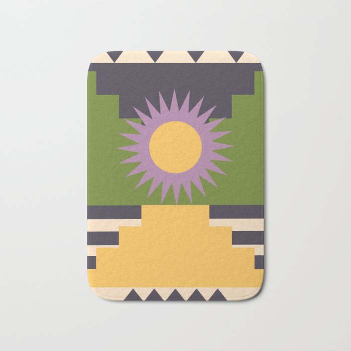 Geometric Abstraction 14 Bath Mat Gallery Image 1