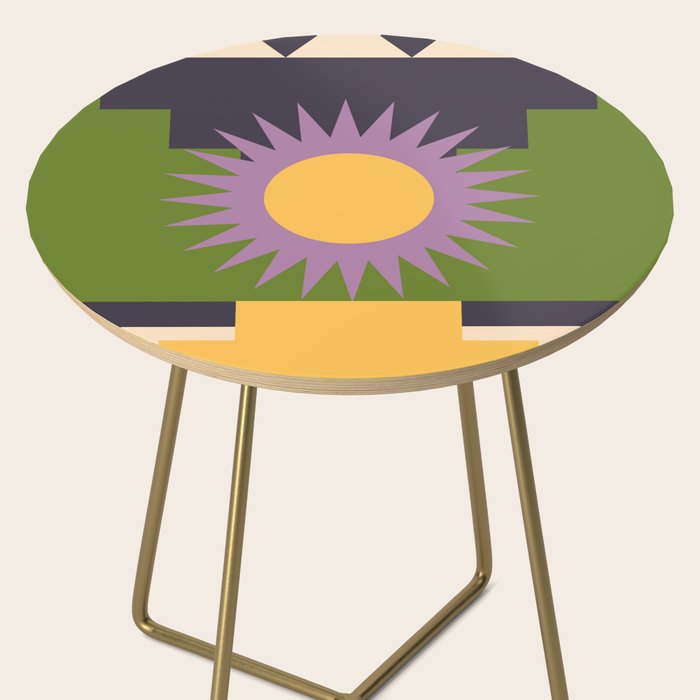 Geometric Abstraction 14 Side Table Gallery Image 2