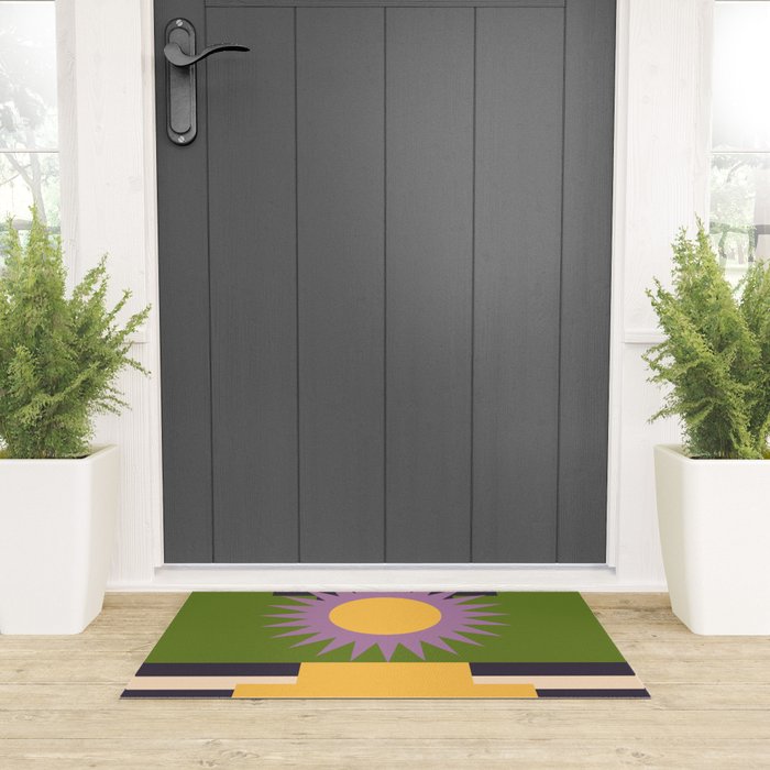 Geometric Abstraction 14 Welcome Mat Gallery Image 3