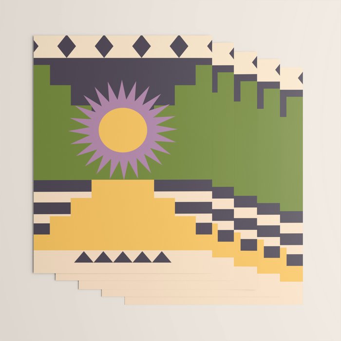 Geometric Abstraction 14 Wrapping Paper Gallery Image 3