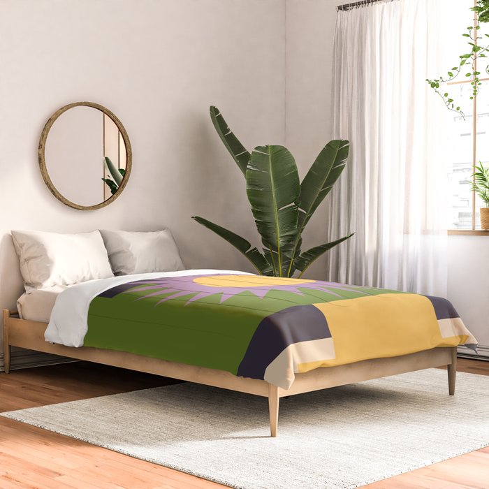 Geometric Abstraction 14 Comforter Gallery Image 2