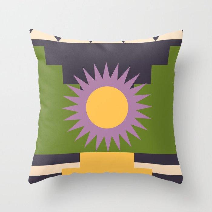 Geometric Abstraction 14 Throw Pillow Gallery Image 6