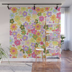 Maja in Pink Wall Mural Gallery Image 1