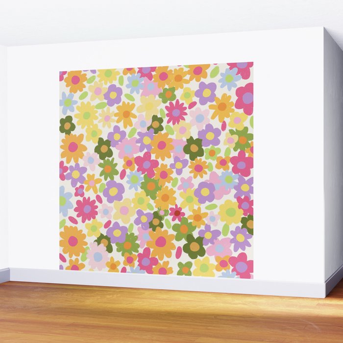 Maja in Pink Wall Mural Gallery Image 2