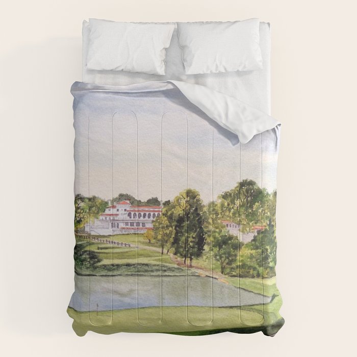 Congressional Golf Course 10th Hole Comforter Gallery Image 1