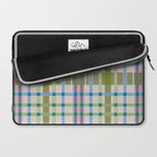 Vibrant Plaid Fusion C Laptop Sleeve Gallery Image 2