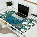 Christmas Symmetric Pattern #3 Desk Mat Gallery Image 2